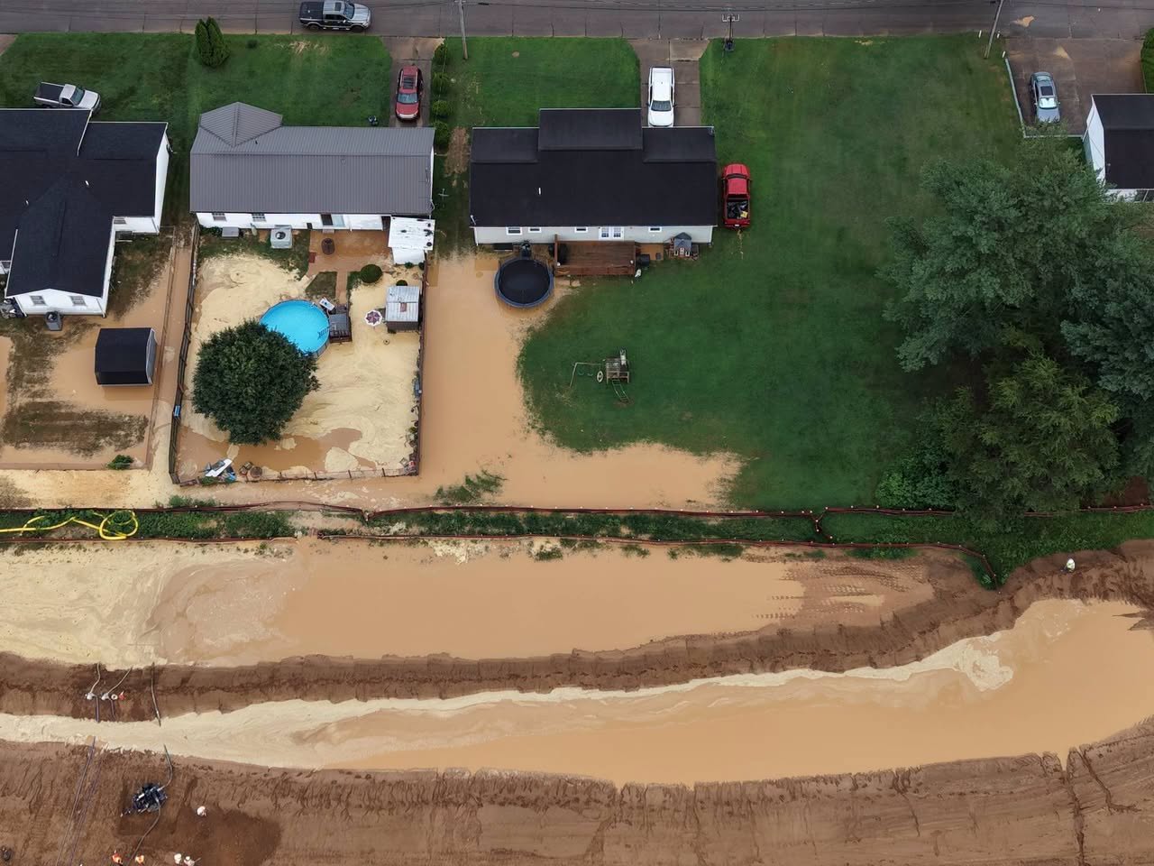 Monarch Compute Campus floods nearby homes